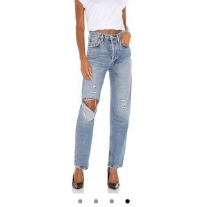 Agolde 90’s Pinch Waist in Lineup Denim Jeans